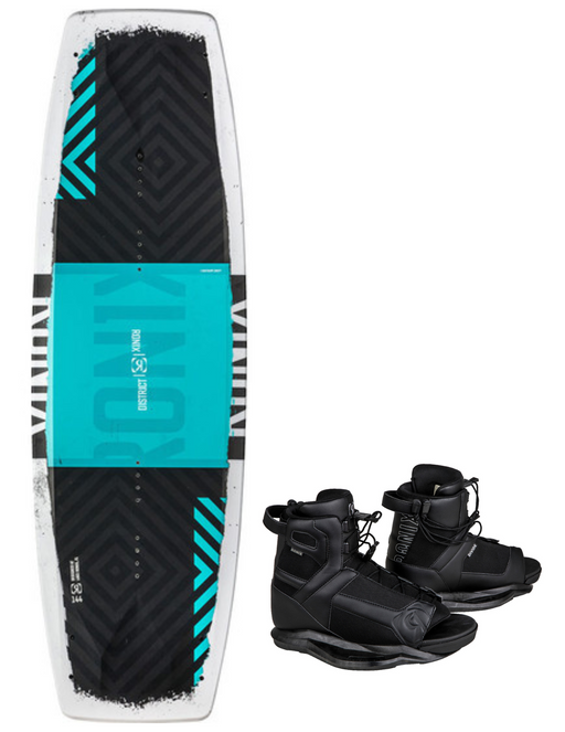 Ronix District Wakeboard Package w/ Divide Bindings 2024 | Wakesports Unlimited