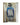 Full top view of the 2026 Phase 5 Oogle Wakesurf Board in hand-painted Blue and White graphics.