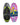 Top and bottom view of the 2026 Phase 5 Party Crasher Wakesurf Board in vibrant colors and Carbon graphics.