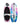 Top and bottom view of the 2026 Phase 5 Rush Wakesurf Board in Bailey Rush's Pink and Blue outerspace looking graphics.