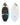 Top and bottom view of the 2026 Phase 5 Scamp Kid's Wakesurf Board in Blue, White, and Grey.