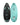 Top and bottom view of the 2026 Phase 5 Trident Wakesurf Board in vibrant Mint and Black Carbon fiber finish.