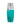 The bottom base profile of the mint and white Ronix Electric Collective 43" wakeskate showcasing its graphics and fins.