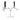 Straight-on left and right angled technical profile views of the complete Ronix Balance series wakefoil assembly.