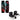 Top and bottom view of the Ronix Girl's Krush 125cm wakeboard alongside a pair of Ronix Halo open-toe wakeboard boots.