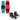 Top and bottom view of the Ronix Kid's District 129cm wakeboard alongside a pair of Ronix District wakeboard boots.