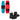 Top and bottom view of the Ronix Kid's District 129cm wakeboard alongside a pair of Ronix Divide open-toe wakeboard boots.