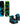 Top and bottom view of the Ronix Kid's Vision 120cm wakeboard alongside a pair of matching Ronix Vision wakeboard boots.