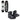Top and bottom view of the Parks wakeboard alongside a pair of Ronix Parks closed-toe wakeboard boots.