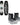 Top and bottom view of the Ronix Parks wakeboard alongside a pair of Ronix One Silver Reflective closed-toe wakeboard boots.
