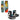 Top and bottom view of the 2026 Ronix Supreme wakeboard alongside both Ronix Supreme BOA wakeboard boots.