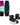 Top and bottom view of the Ronix Women's Krush wakeboard alongside a pair of Ronix Halo open-toe wakeboard boots.