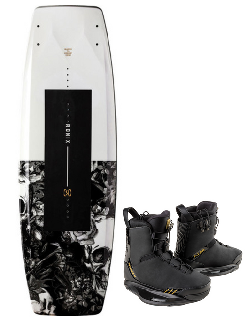 Ronix Quarter 'Til Midnight Wakeboard Package w/ Rise Bindings 2024