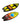 Horizontal view of the 2026 Boy's Fish Sonic showing the swallow tail and thruster fin setup.