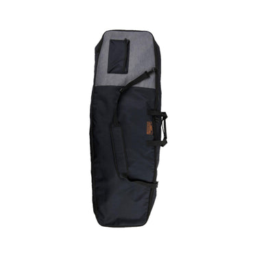 Vertical studio portrait shot showing the full exterior layout of the Ronix Collateral wakeboard bag.