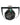 Straight-on product shot of the black Wakesports Combo 3.0 wakeboard rope and handle package made by Ronix neatly coiled.