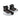Front view of the 2027 Ronix District Wakeboard Boots, showing both left and right bindings in the signature black and white colorway.