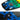 Close-up of the thruster fin setup and the fun propeller-style fin on the Kid's Powertail Sonic.