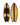 Top and bottom view of the 2026 Ronix Koal Classic Fish wakesurf board in Black and Wood Grain.