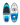 Top and bottom view of the 2027 Ronix North Shore Standard Core Wakesurf Board in Blue, White and Black.