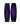 Top and bottom view of the 2026 Ronix One Blackout Technology Wakeboard in Carbon Black and Purple.