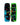 Top and bottom view of the 2026 Ronix Kid's Vision Wakeboard in Neon Green and Blue.