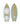 Top and bottom view of the 2026 Ronix Women's Koal Classic Fish Wakesurf Board in Teal and Wood Grain.