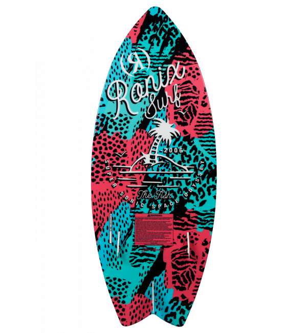 2024 Ronix Girl's Super Sonic Space Odyssey Fish Wakesurf Board - Wakesports Unlimited | Surfer Bottom