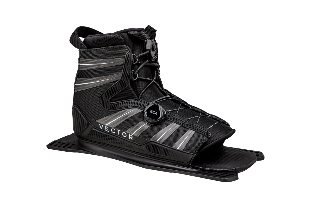 2024 Radar Vector Boa Water Ski Binding- Feather Frame - Wakesports Unlimited | Front View