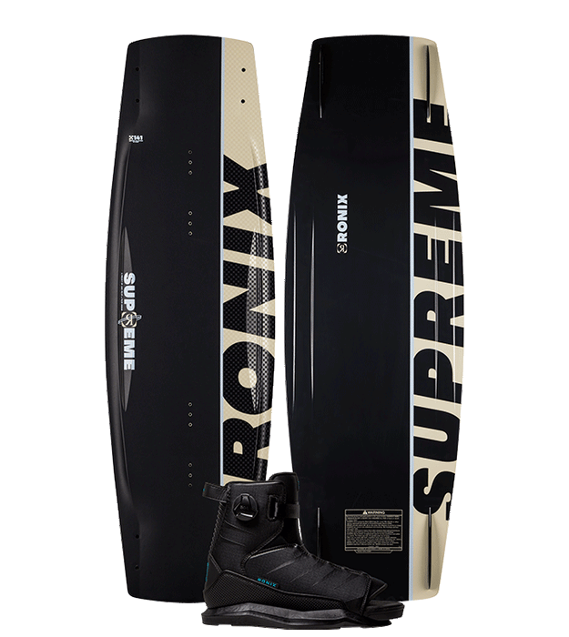 Ronix Supreme Wakeboard Package w/ Anthem BOA Bindings 2023 - Wakesports Unlimited