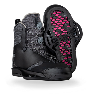 2024 Liquid Force Tao Black Wakeboard Bindings - Wakesports Unlimited