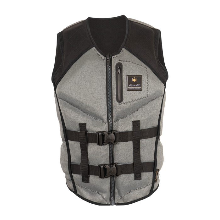 2024 Liquid Force Watson Heritage CGA Life Vest Grey - Wakesports Unlimited | Front View
