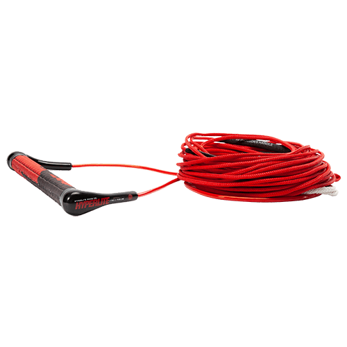 2024 Hyperlite SG Handle w/ Fuse Line Wakeboard Rope & Handle - Wakesports Unlimited | Red Mainline