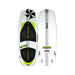 Top and bottom view of the 2025 Phase 5 Doctor Wakesurf Board in signature Green and Carbon graphics.