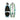 Top and bottom view of the 2026 Phase 5 Ahi Wakesurf Board in signature John Akerman Blue and Carbon graphics.