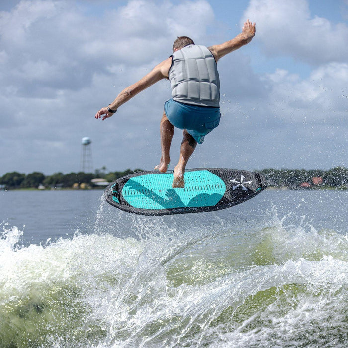 7-time World Champion Drew Danielo performing a technical air shuv-it on his signature Phase 5 Hammerhead.