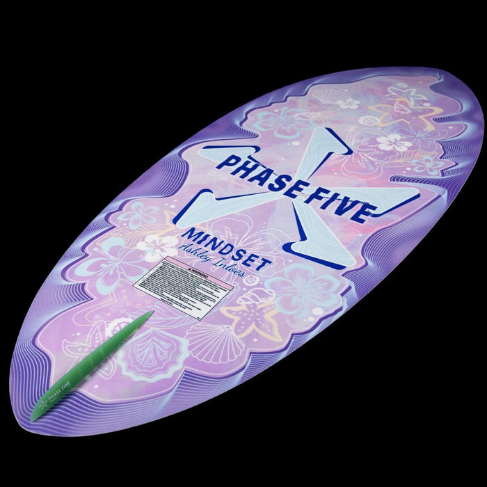 Angled bottom view of the 2026 Mindset showing the clean skim base and sharp performance rails.