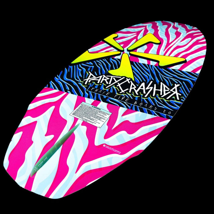 Angled bottom view of the 2026 Party Crasher showing the flat, fast skim base.