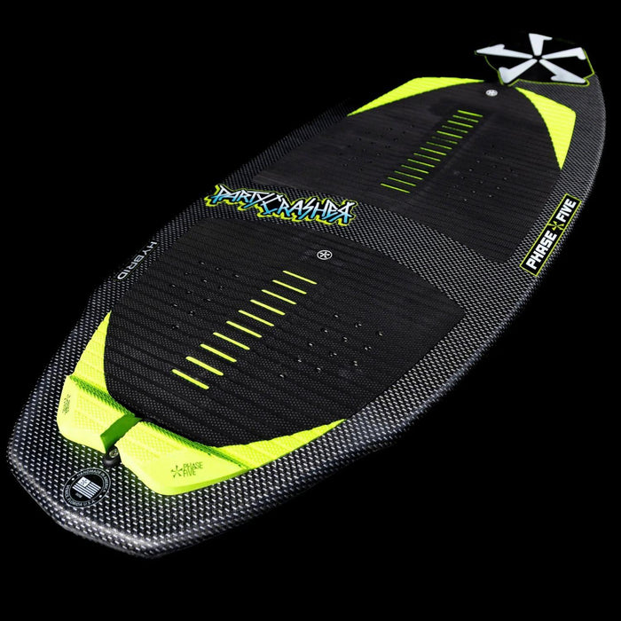 Slightly angled top view showing the full-deck EVA traction and Carbon Innegra weave.