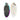 Top and bottom view of the 2026 Phase 5 Shrimp Kid's Wakesurf Board in unique, hand-painted white, purple and teal. 