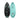Top and bottom view of the 2026 Phase 5 Trident Wakesurf Board in vibrant Mint and Black Carbon fiber finish.