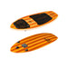 Horizontal profile of the 2026 Ronix Blunt Nose Skimmer showing the thin skim rail and wood construction.