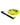 Angled studio view of the coiled yellow 2026 Ronix Combo 6.0 wakeboard rope and handle setup.