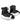 Front view of the 2026 Ronix Halo Women's Wakeboard Boots, showing both left and right open-toe bindings.