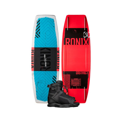 Ronix Kid's District 129cm Wakeboard Package with Divide Boots 2026
