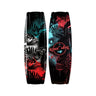 Side-by-side view of the top and bottom graphics of the 2026 Ronix Kid's Krush Wakeboard, showcasing the vibrant grom-specific design.