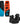 Top and bottom view of the Ronix Kid's Vault wakeboard alongside a pair of Ronix Divide open-toe wakeboard boots.