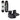 Top and bottom view of the Ronix Parks wakeboard alongside both Ronix Anthem BOA wakeboard boots making up this 2026 Ronix Parks Wakeboard Package.