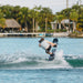 Legendary pro rider Parks Bonifay performing a stylish lip slide on his signature 2026 Ronix Parks wakeboard.