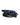 Angled studio view of the coiled 2026 Ronix PU Synthetic Stretch wakesurf rope and handle showcasing the premium blue chrome finish.